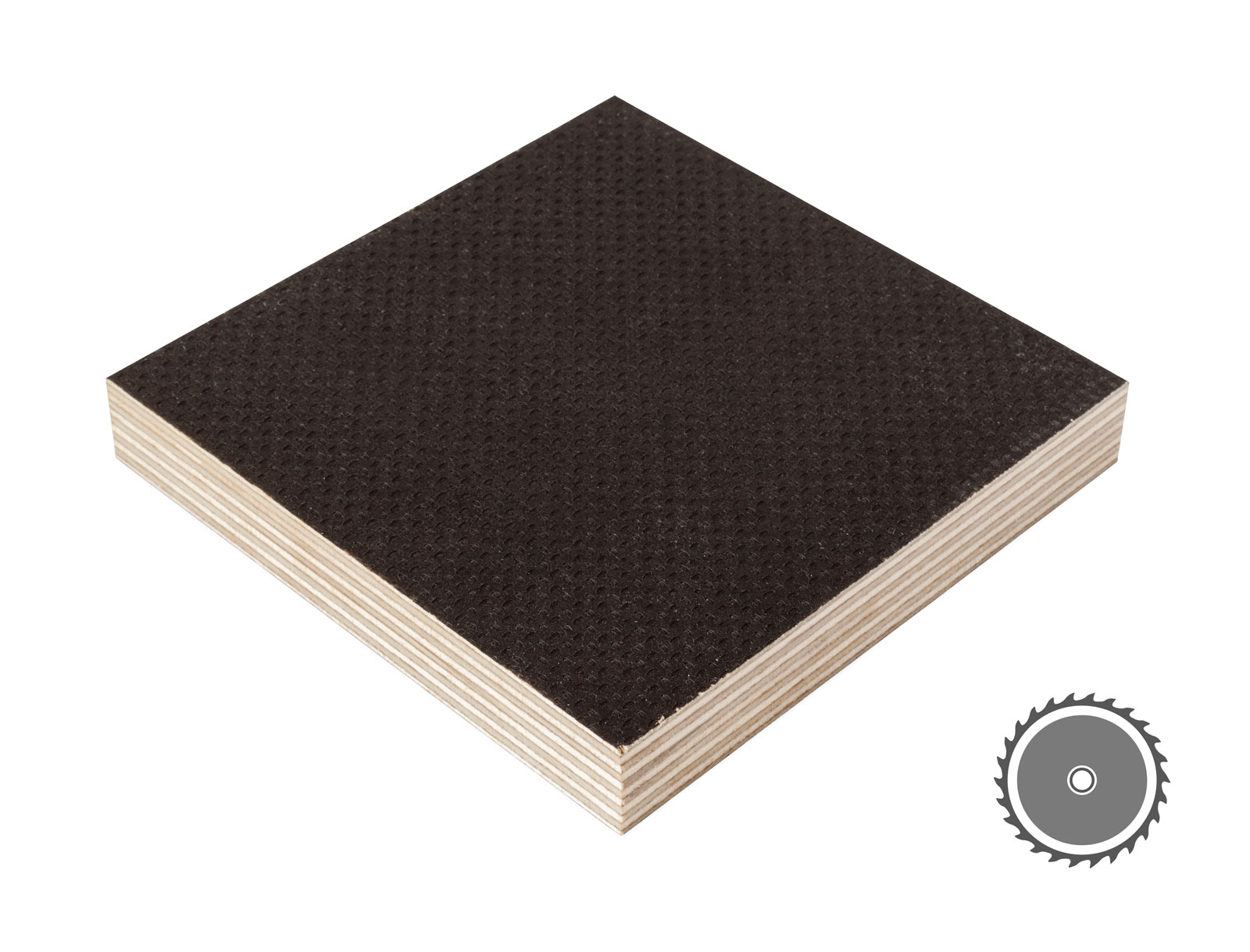 Formátovaná překližka 6,5 mm 1250x2500mm, bříza f/w protiskluz hexa 120 g