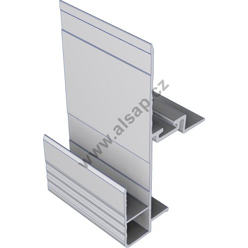 Profil skříně obvodu pro panel 25mm, Elox