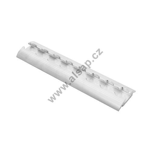 Lišta AirLine o20 mm, na povrch ovál 50x11,5 mm, 3000 mm, bez montážních otvorů, hliník