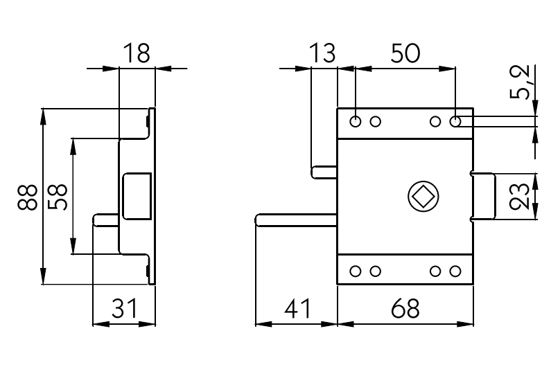 Zámek 1331/ZN , 68x88mm