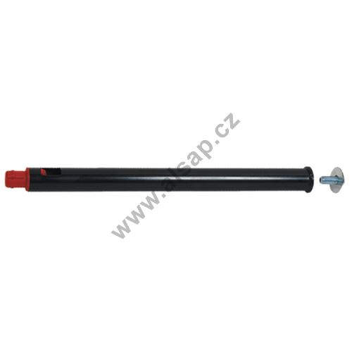 "EASY series" mudguard bracket o33mm, straight 495 mm, black powder coating, for M16 screw