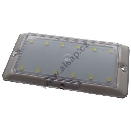 LED light, 140x70 mm, 6/12 LED, 12/24V