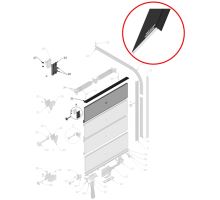 4, 25, 26, 27, 34 - Upper slat, including upper hinge and upper seal, l= 2440mm (1)