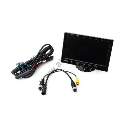 Monitor pro parkovací kameru,  7", 1024x600px, 12/24V, 1000cd/m2 (2)