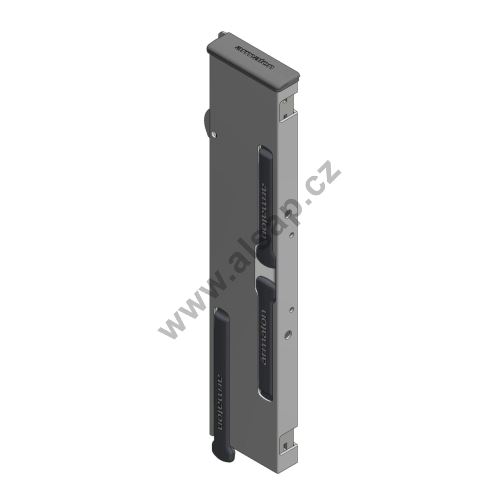 Armaton pillar 400 mm for tipper - 3 locks, rear left 100 mm, Anodised