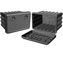 Plastic toolbox, FAST PLEX BAWER, 750x360x450 mm, optional accessories