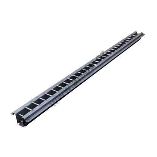 Crossbeam MultiFixx with holes for plug-in post 70x70 mm, l= 2,542 mm, 2,000 daN