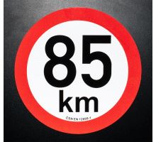 Reflective speed board 200 mm, sticker, ČSN EN 12899-1 (1)