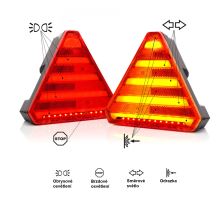 Rear combined LED tail light, 163 x 143 mm, 5-pin, for agricultural machinery (1)