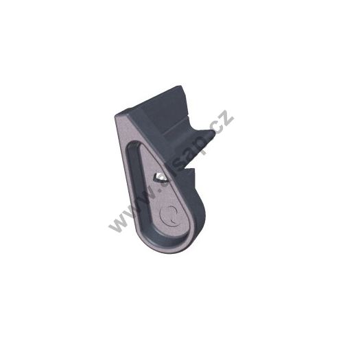 End cap for anodised 155° hinge profile