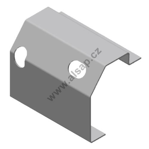 Frame floor profile QST 152 x 27 mm, with holes, steel 3 mm, 7 500 mm (2)