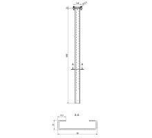 Telescope for post CS BFS 120 XL, 1902 mm, KTL, for lifting roof (1)