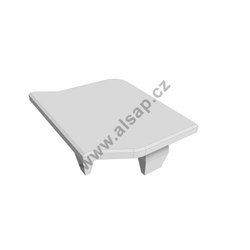 End cap for side edging profile K20, right