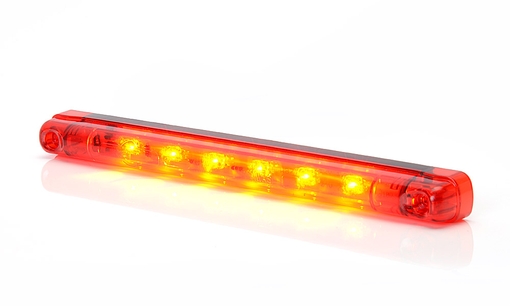 Brzdové led světlo w87 6 led , 12-24v, 20 x 237mm