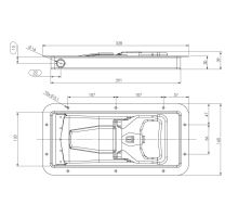 Závěr vestavný 30 mm, o 16 mm THIRIET PULL, nerez (1)
