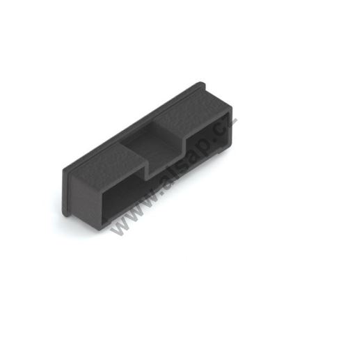 BABY end cap, for underrun protection - straight (plastic)