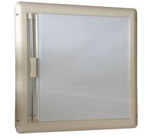Roof window 500x500mm with blind and net, white (2)