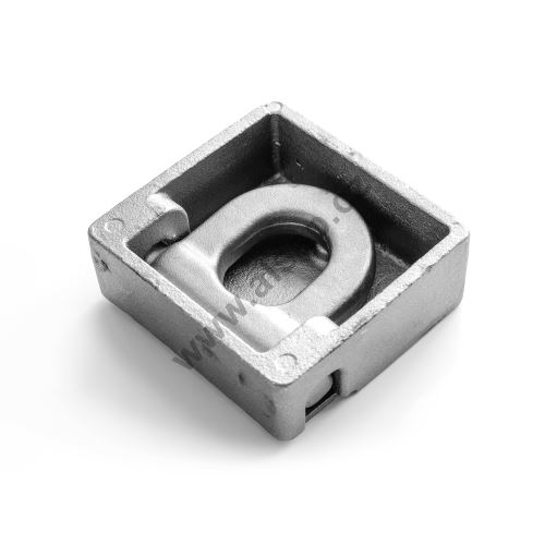 Heavy-duty recessed lashing ring, 8 t, 95 × 90 × 35 mm, steel, 8000 daN / TÜV certified (1)