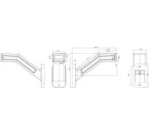 Rear antenna, L/R, LED NEON, dynamic turn signal (4)