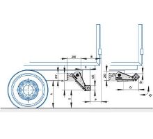 Foldable Bumper XLIFT P41C R58.03 - Longer Arms