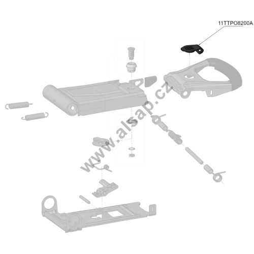 Spare part - lock cover for THIRIET closures (2)