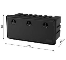 Plastic toolbox, from 400 to 1020 mm, from 21 l to 153 l, JUST (2)