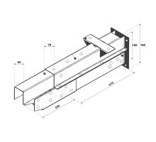 Extension MB Sprinter 5t, color/RAL9010, 500-810 mm (3)