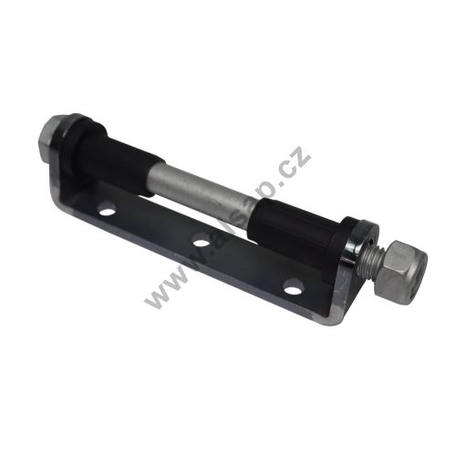 Hinge support for welding, hinge (rivet) + 2× bushes + MKS fastening material (bolt + nut)
