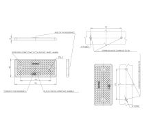 Reflector 96x42 mm - for screwing on (3)