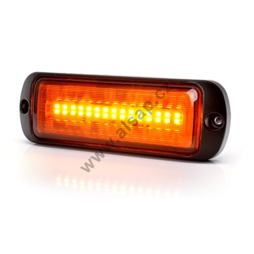 Warning light orange PREDATOR - LED W218, 133 x 44 x 16 mm, ECO, cable 3m