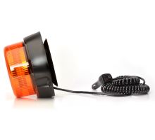 LED orange beacon, 8 modes, 12-24V, magnet, 3m coiled cable, cigarette lighter plug (3)