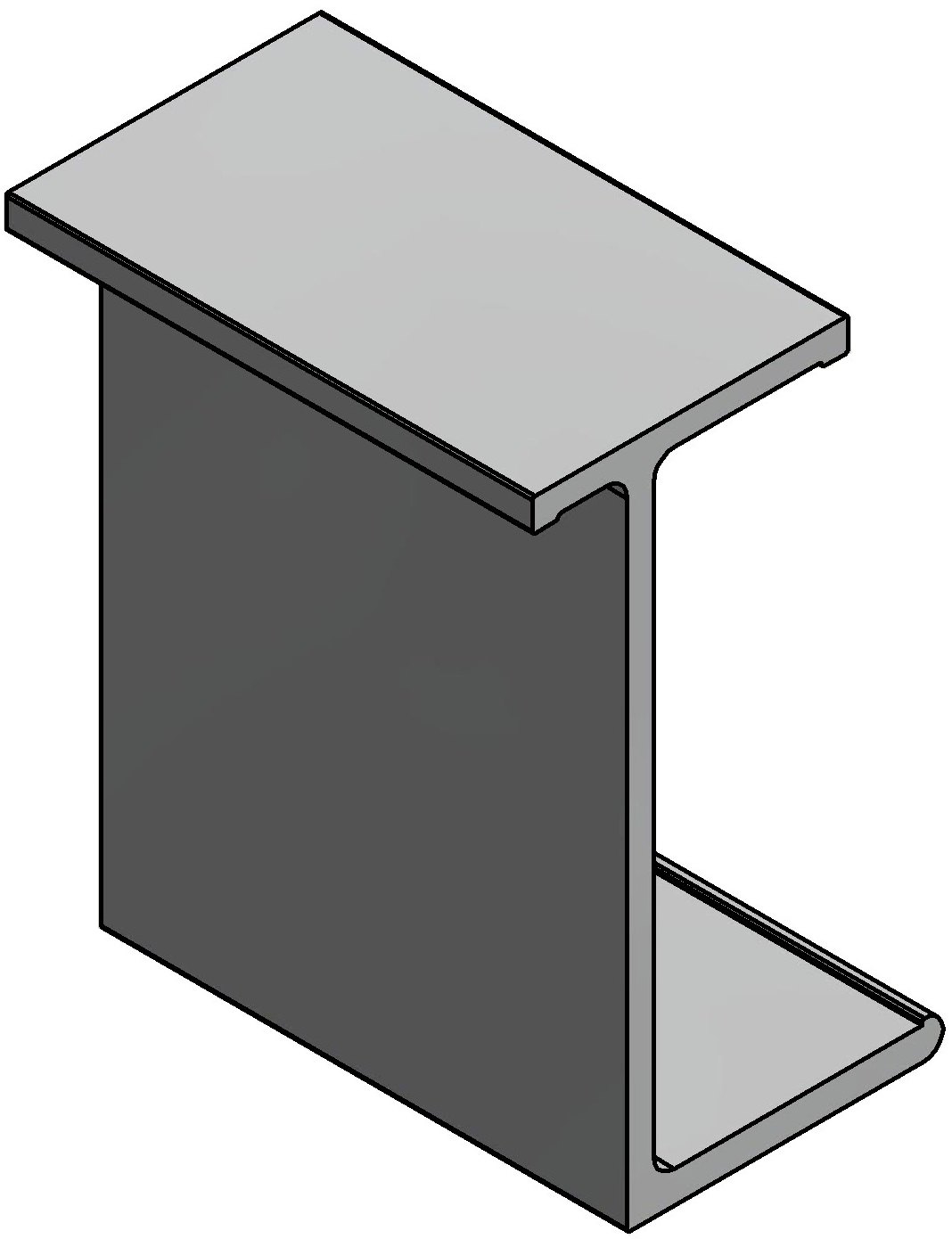 Pomocný rám t, 130 mm, zesílený hd, hliník